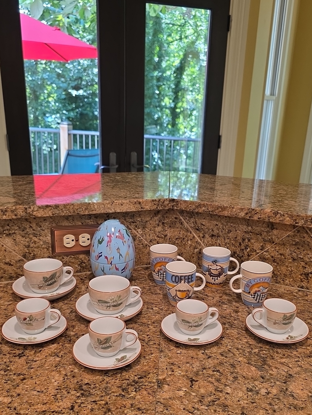 D'ANCAP Espresso & Cappuccino Cups With Saucers